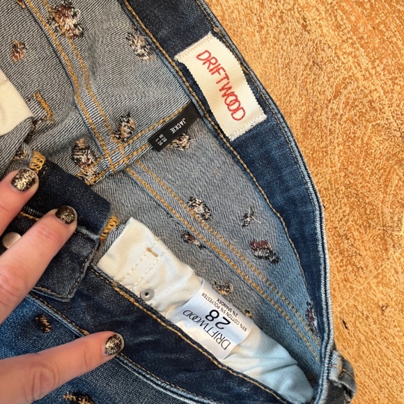 Driftwood jeans, Jackie style-skinny-size 28, leopard style - Picture 2 of 4